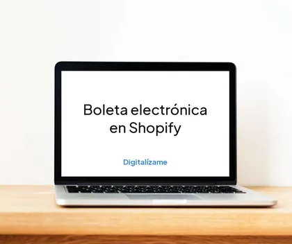 Portada del artículo Boleta electrónica en Shopify